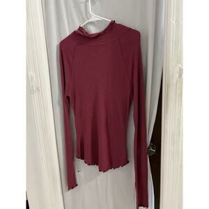 Intimately Free People Raspberry Make It Easy Thermal Top Sz Xl